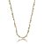 Colar riviera cravejado de zirconia cristal banho em ouro 18k - Imagem 1