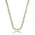 Colar riviera cravejado de zirconia cristal banho em ouro 18k - Imagem 1