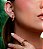 Trio de aneis cravejado de zirconia rainbow banho em ouro 18k - Imagem 2
