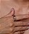 Dupla de aneis cravejado de zirconia rainbow banho em ouro 18k - Imagem 2