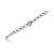 Pulseira cravejada de zirconia cristal banho em rodio branco - Imagem 1