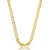 Colar de corrente liso banho em ouro 18k - Imagem 1