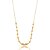Colar de canutilho liso banho em ouro 18k - Imagem 1