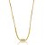 Colar de canutilho liso banho em ouro 18k - Imagem 1