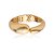 Bracelete liso acetinado banho em ouro 18k - Imagem 1
