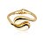 Bracelete liso banho em ouro 18k - Imagem 1