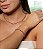 Pulseira lisa banho em rodio branco - Imagem 3