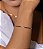 Pulseira de canutilho dourada lisa banho em ouro 18k - Imagem 2