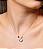 Colar em madreperola cravejado de zirconia banho em ouro 18k - Imagem 2