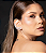 Brinco ear cuff cravejado de zirconia cristal banho em ouro 18k - Imagem 2