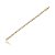 Pulseira cravejada de zirconia cristal banho em ouro 18k - Imagem 1