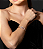 Bracelete cravejado de zirconia cristal banho em ouro 18k - Imagem 2