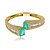 Bracelete cravejado de zirconia rainbow e pedra fusion banho em ouro 18k - Imagem 1