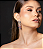 Brinco cravejado de zirconia rainbow banho em ouro 18k - Imagem 2