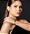 Conjunto de brinco e bracelete cravejado de zirconia e pedra fusion banho em ouro 18k - Imagem 3