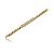 Pulseira cravejada de zircônia cristal banho em ouro 18k - Imagem 1