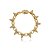 Pulseira cravejada de zirconia cristal banho em ouro 18k - Imagem 1