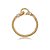 Pulseira cravejada de zirconia cristal banho em ouro 18k - Imagem 1