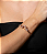 Pulseira cravejada de zirconia cristal banho em ouro 18k - Imagem 2