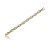 Pulseira cravejada de zirconia cristal banho em ouro 18k - Imagem 1