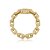 Pulseira cravejada de zirconia cristal banho em ouro 18k - Imagem 1