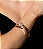 Bracelete cravejado de zirconia cristal banho em ouro 18k - Imagem 2