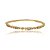 Bracelete cravejado de zirconia rainbow banho em ouro 18k - Imagem 1