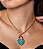 Conjunto de brinco e colar cravejado de zirconia e pedra fusion banho em ouro 18k - Imagem 3