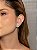 Brinco ear cuff cravejado de zircônia cristal com pedra fusion turmalina banho em ouro 18k - Imagem 1