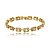 Pulseira cravejada de zirconia morganita banho em ouro 18k - Imagem 1