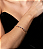 Pulseira cravejada de zirconia cristal e pink banho em ouro 18k - Imagem 2
