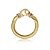 Pulseira cravejada de zirconia rainbow banho em ouro 18k - Imagem 1