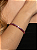 Bracelete duplo cravejado de zircônia pink banho em ouro 18k - Imagem 1