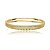 Bracelete duplo cravejado de zirconia citrino banho em ouro 18k - Imagem 2