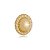 Pingente cravejado de zirconia cristal banho em ouro 18k - Imagem 1