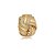 Pingente cravejado de zirconia cristal banho em ouro 18k - Imagem 1