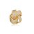 Pingente cravejado de zirconia cristal banho em ouro 18k - Imagem 1