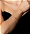 Pulseira cravejada de zirconia ametista banho em ouro 18k - Imagem 2