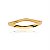 Bracelete liso banho em ouro 18k - Imagem 1