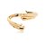 Bracelete liso banho em Ouro 18k - Imagem 1