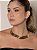 Colar aro liso banho em ouro 18k - Imagem 1