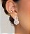 Piercing fake cravejado de zircônia cristal banho em ouro 18k - Imagem 2