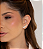 Brinco ear cuff cravejado de zircônia cristal banho em ouro 18k - Imagem 2
