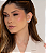 Brinco ear cuff cravejado de zircônia cristal banho em ródio branco - Imagem 2