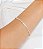 Pulseira cravejada de zircônia cristal banho em ouro 18k - Imagem 2
