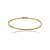 Pulseira cravejada de zircônia cristal banho em ouro 18k - Imagem 1