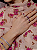 Pulseira riviera cravejada de zircônia cristal com detalhe zircônia pink banho de ródio branco - Imagem 3