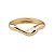 Bracelete liso banho em ouro 18k - Imagem 1