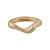 Bracelete liso acetinado banho em ouro 18k - Imagem 1