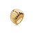 Anel dourado liso banho em ouro 18k - Imagem 1